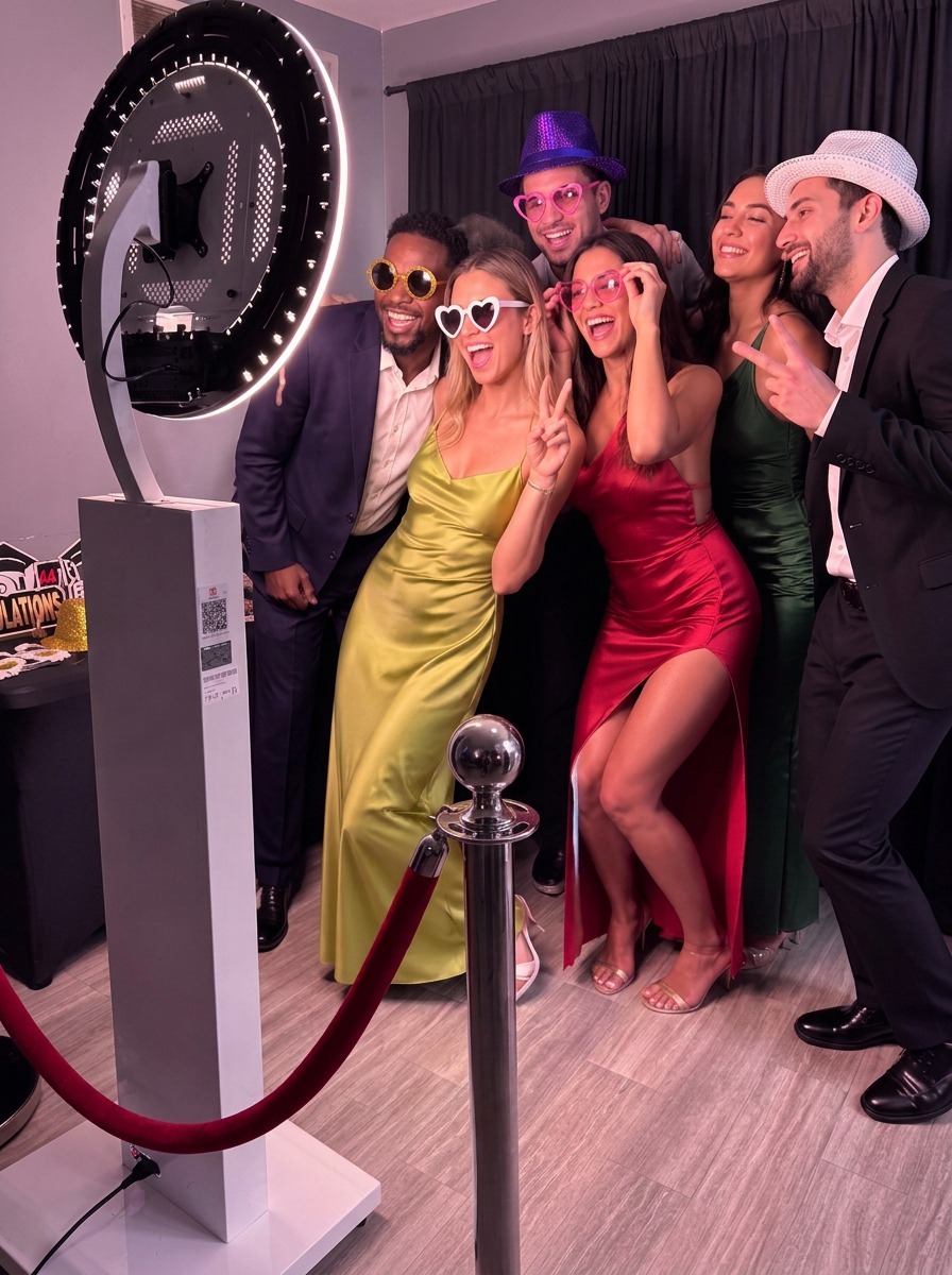 Drop-off digital photo booth rental